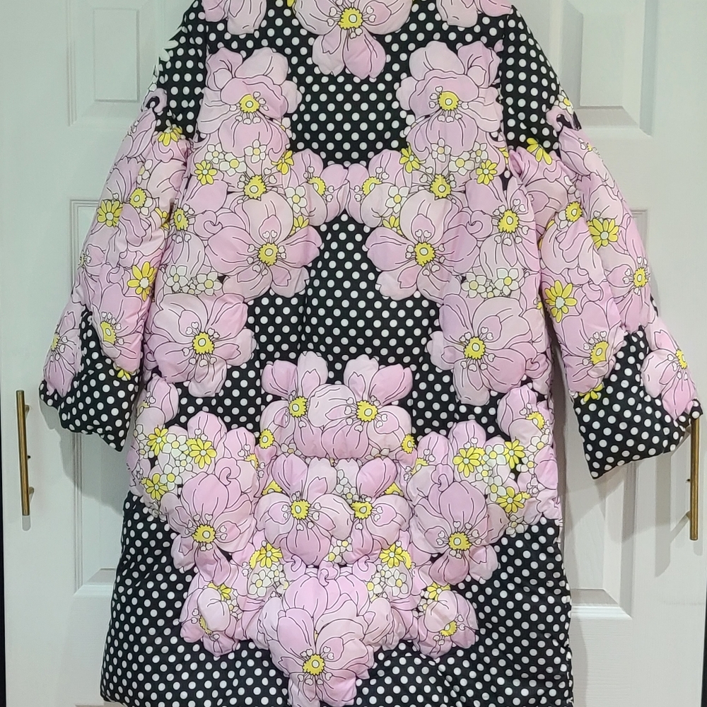 MONCLER x RICHARD QUINN Ines Giaccone Down Puffer Coat size 3 - Picture 4 of 14